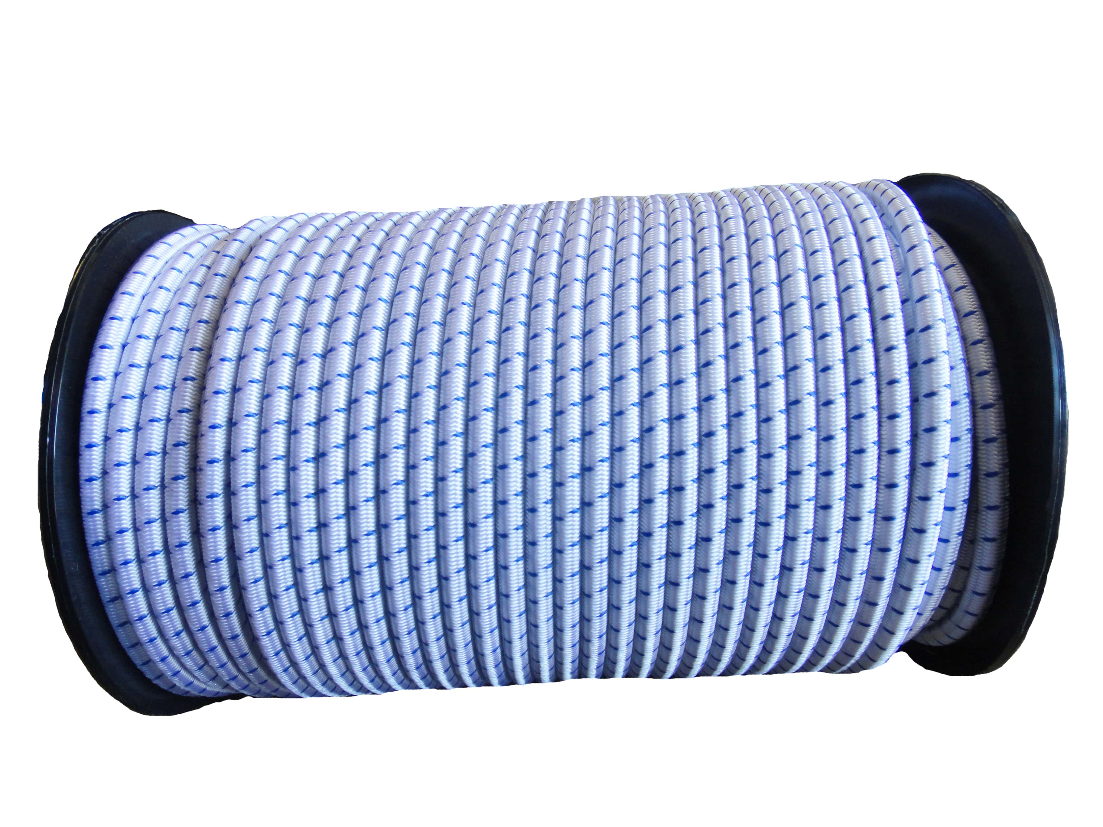 10mm White Blue Fleck Bungee Cord